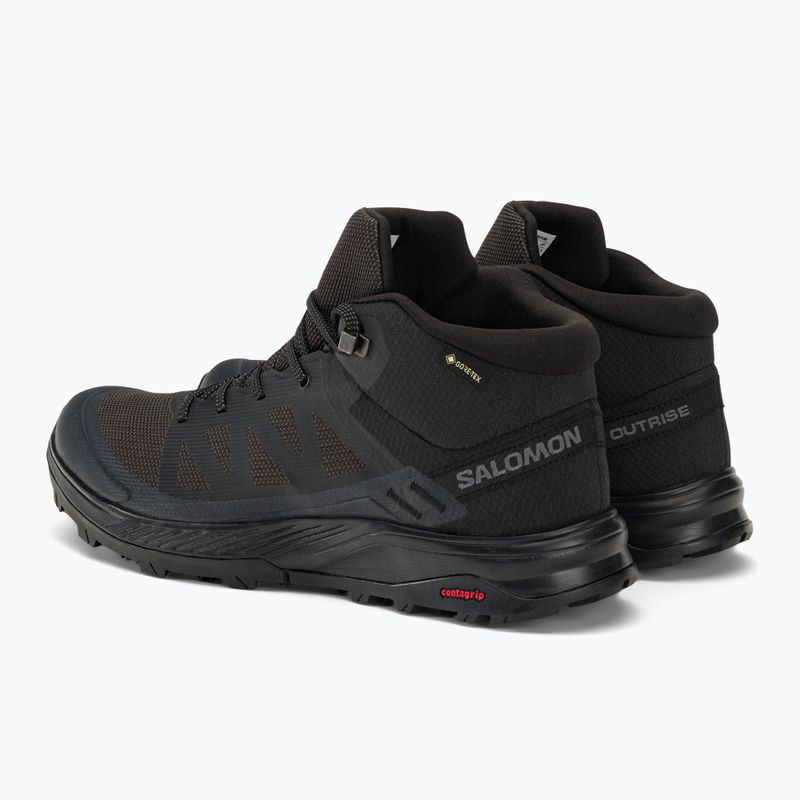 Salomon Outrise Mid GTX men's trekking boots black L47143500 3