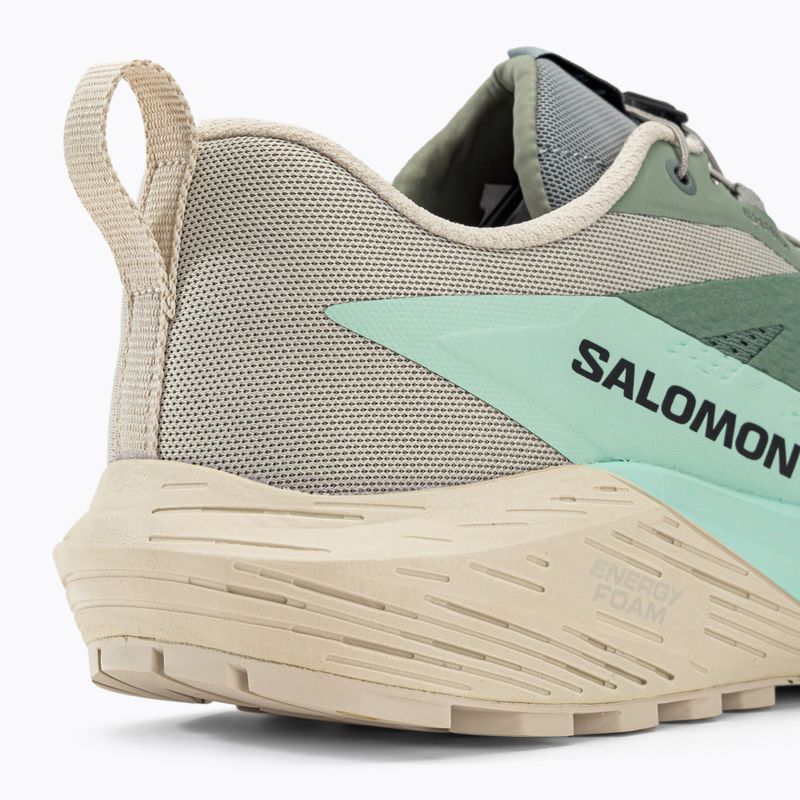 Men's running shoes Salomon Sense Ride 5 Lily Pad/Rainy Day/Bleached Aqua L47211700 10