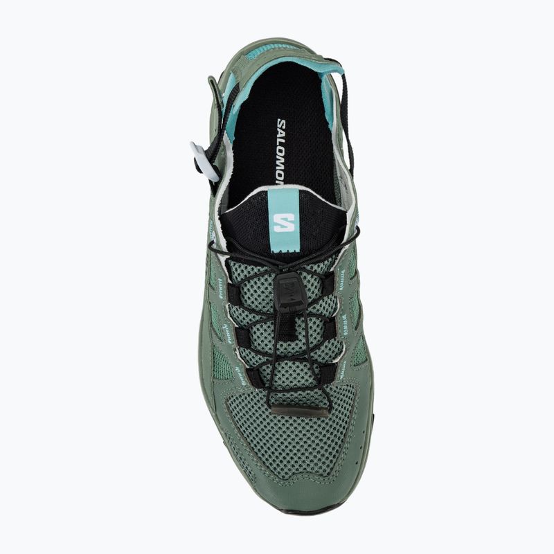 Salomon Techamphibian 5 laurel wreath/arctic ice/marine blue women's water shoes 8