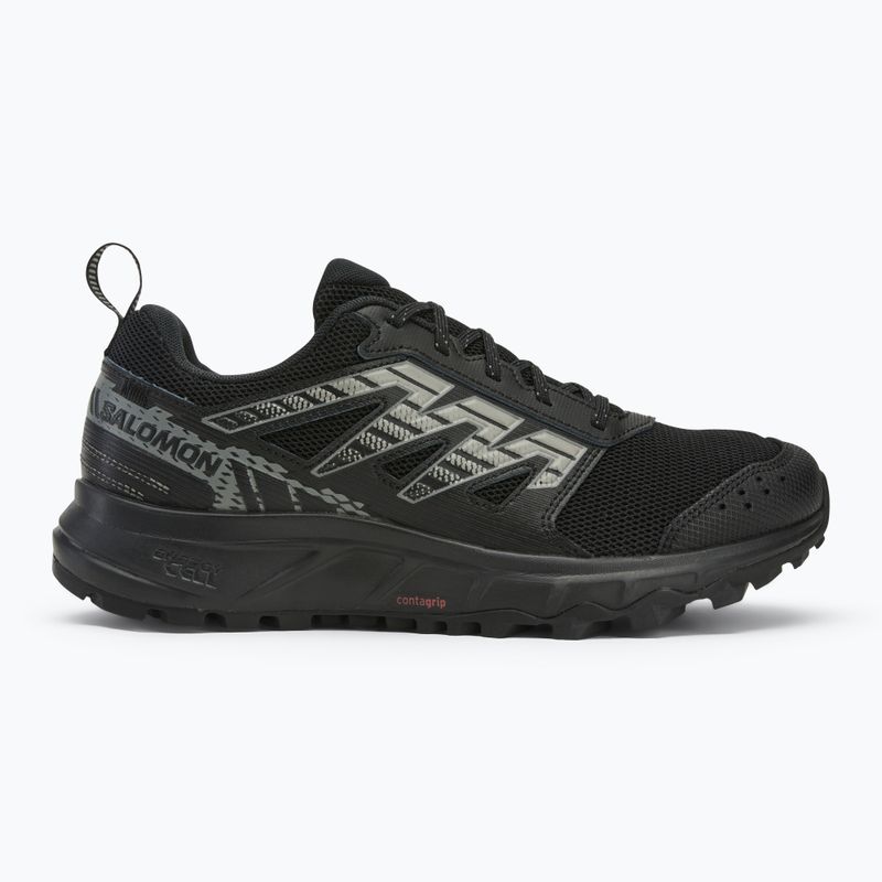 Men's running shoes Salomon Wander black/pewter/frost gray 2