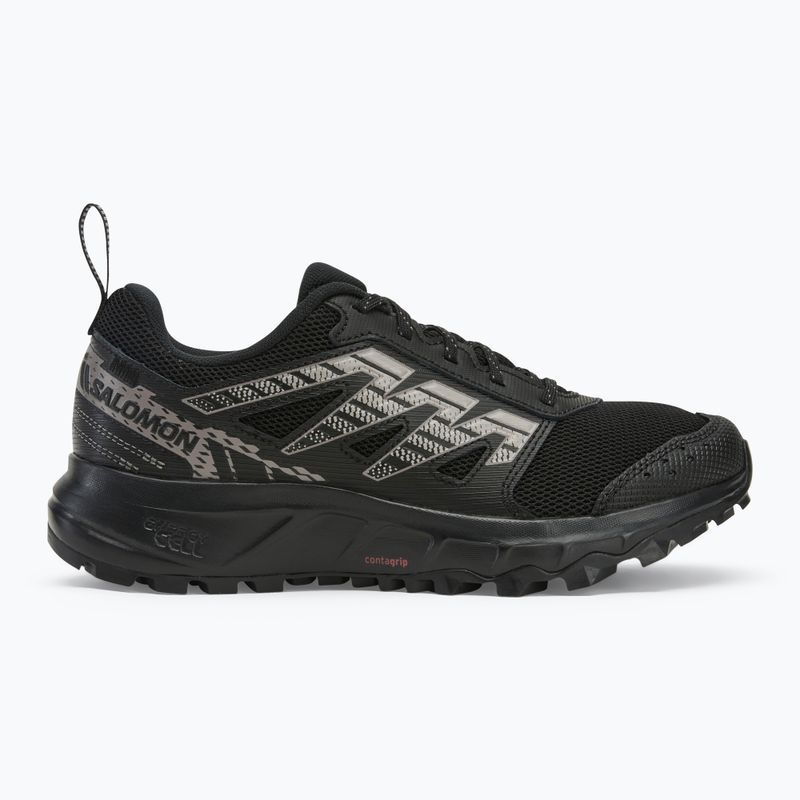 Women's running shoes Salomon Wander black/plum kitten/gull 2