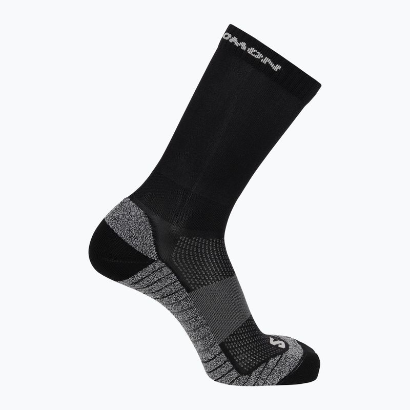 Salomon Aero Crew running socks black/ebony/pearl blue 2