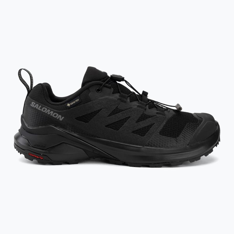 Men's trekking boots Salomon X-Adventure GTX Black/Black/Black 2