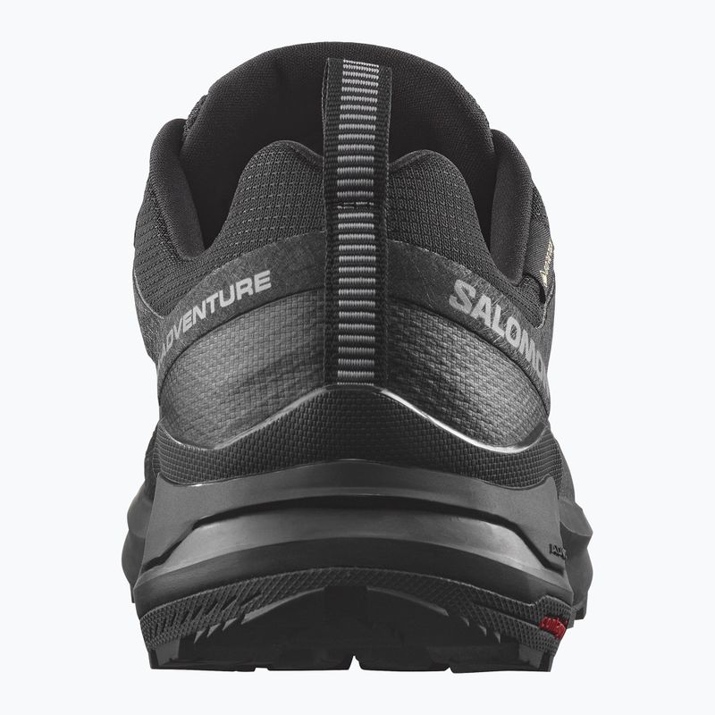 Women's trekking boots Salomon X-Adventure GTX Black/Black/Black 2