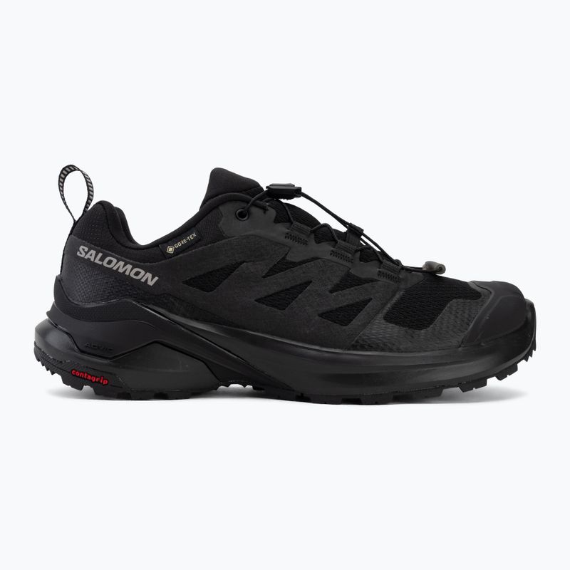 Women's trekking boots Salomon X-Adventure GTX Black/Black/Black 2