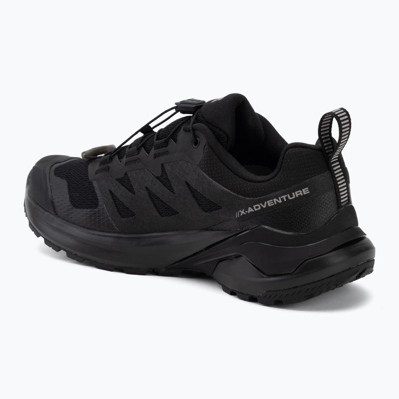 Women's trekking boots Salomon X-Adventure GTX Black/Black/Black 3