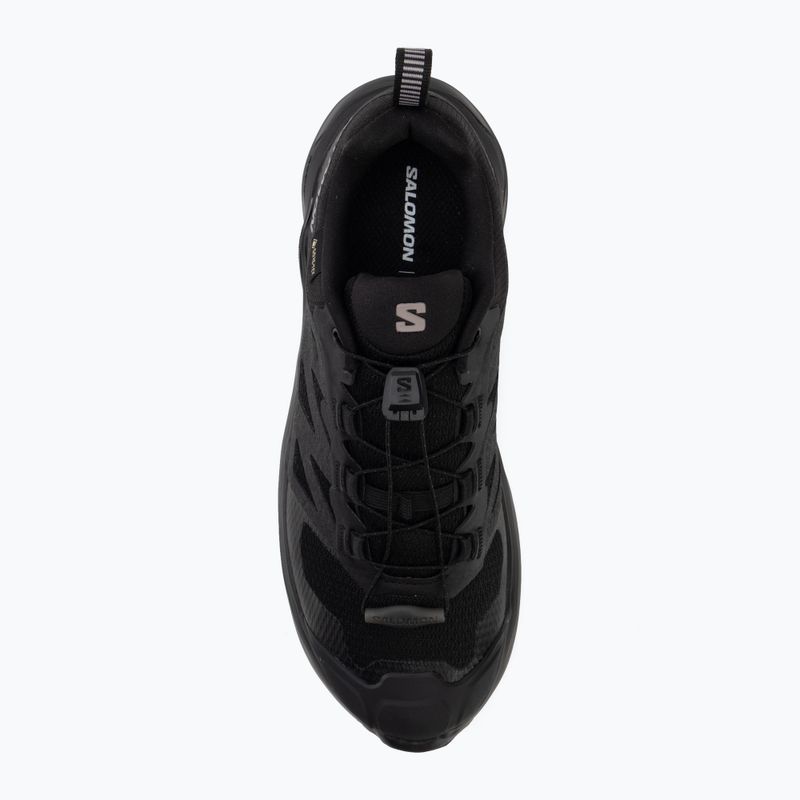 Women's trekking boots Salomon X-Adventure GTX Black/Black/Black 5