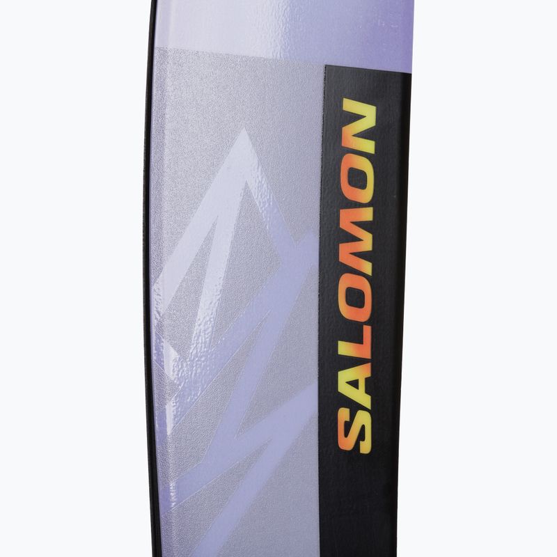 Salomon QST 106 + Skins sweet lavender/flame orange downhill skis 3