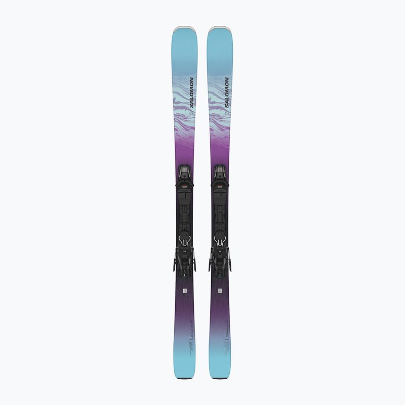 Women's downhill skis Salomon Stance W80 + bindings M10 GW black/dewberry/bleached aqua