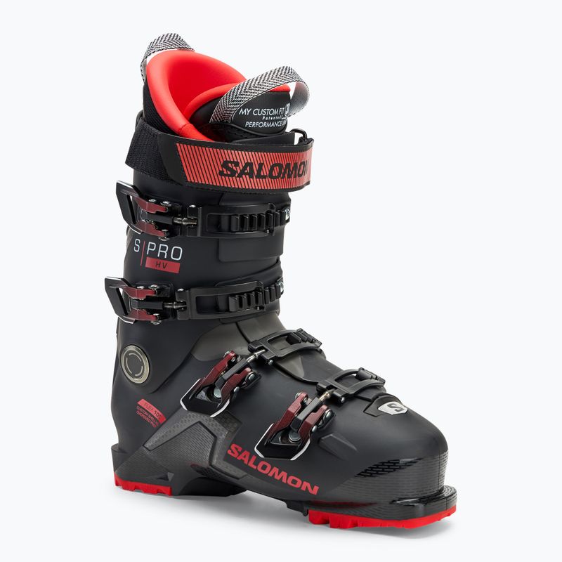 Men's ski boots Salomon S/Pro HV 100 GW black/red/beluga