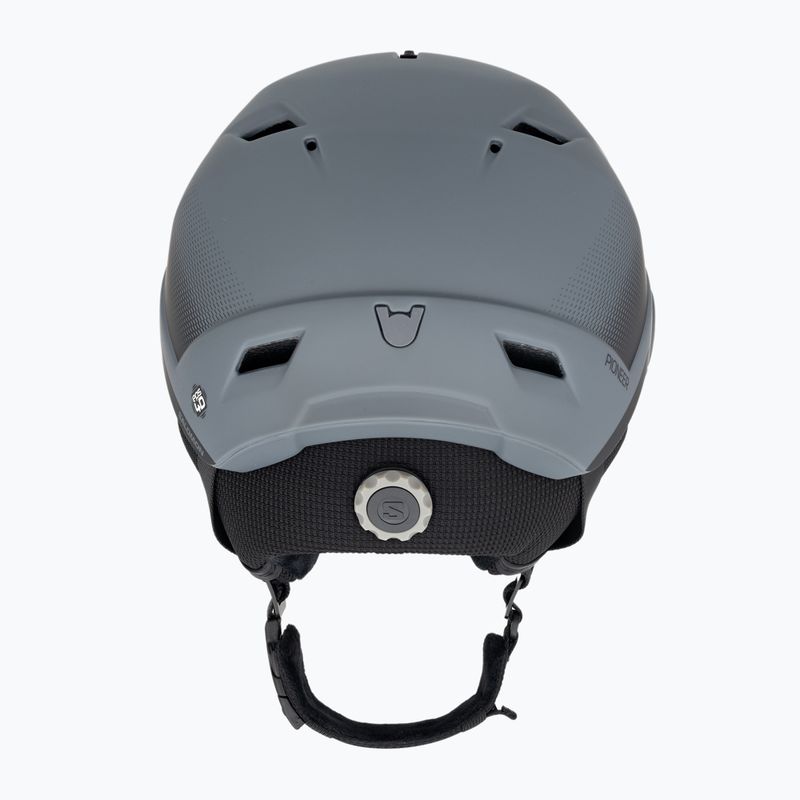 Salomon Pioneer LT Visor S2 ebony/red ski helmet 3