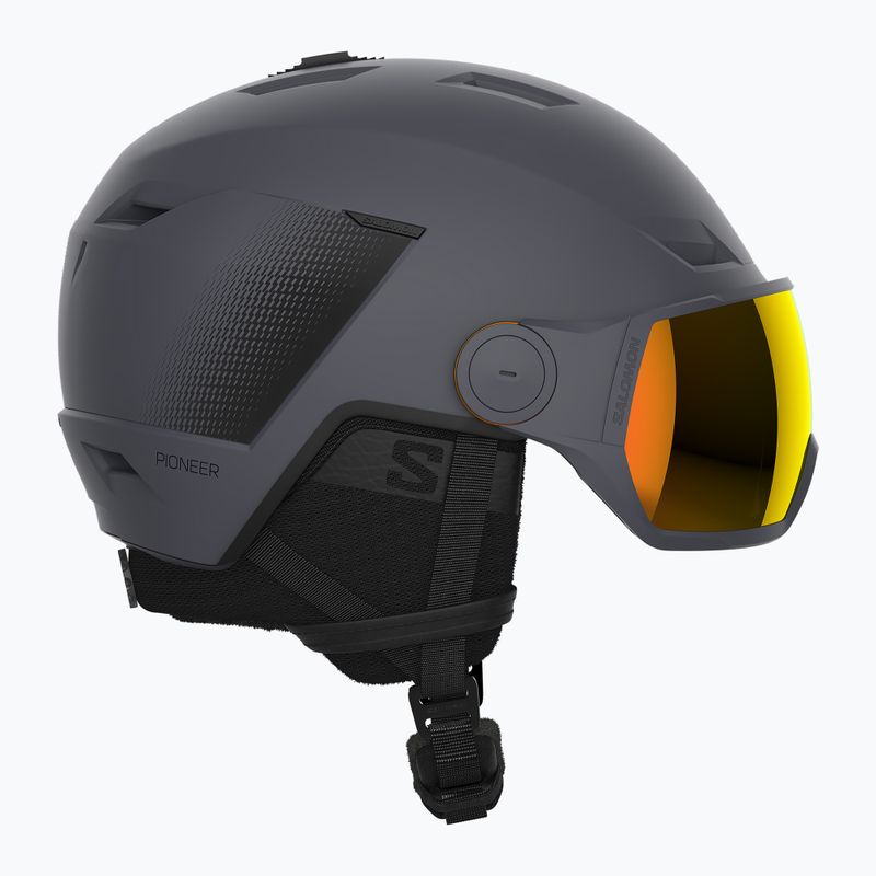 Salomon Pioneer LT Visor S2 ebony/red ski helmet 7