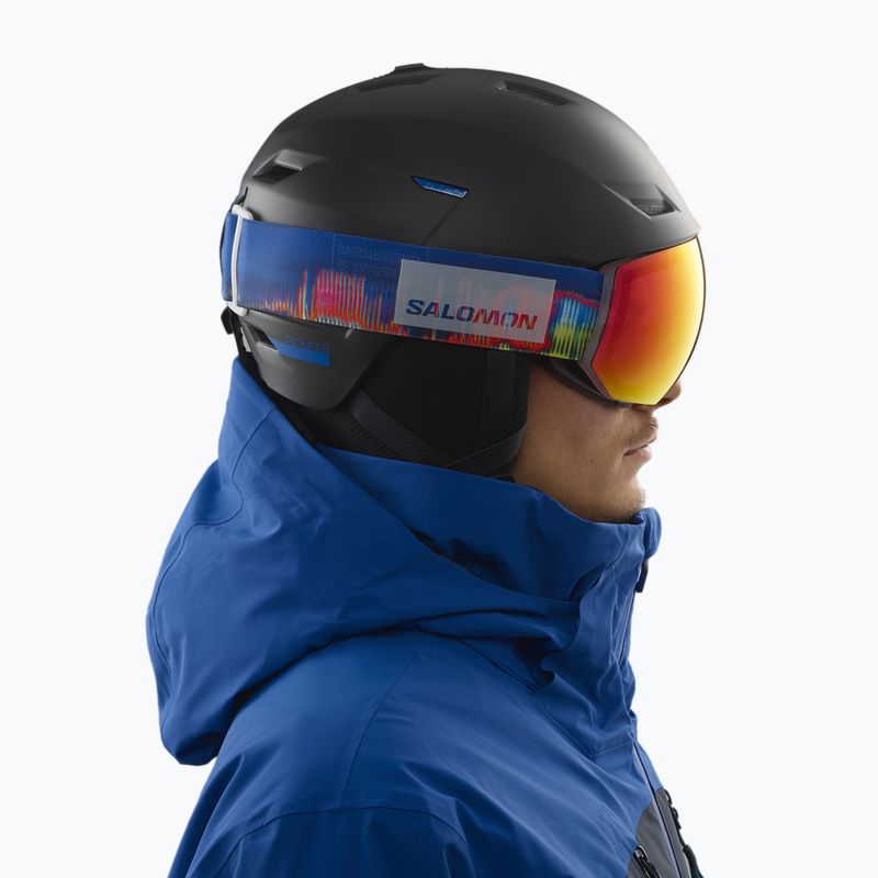 Salomon Pioneer LT ski helmet black/blue 5