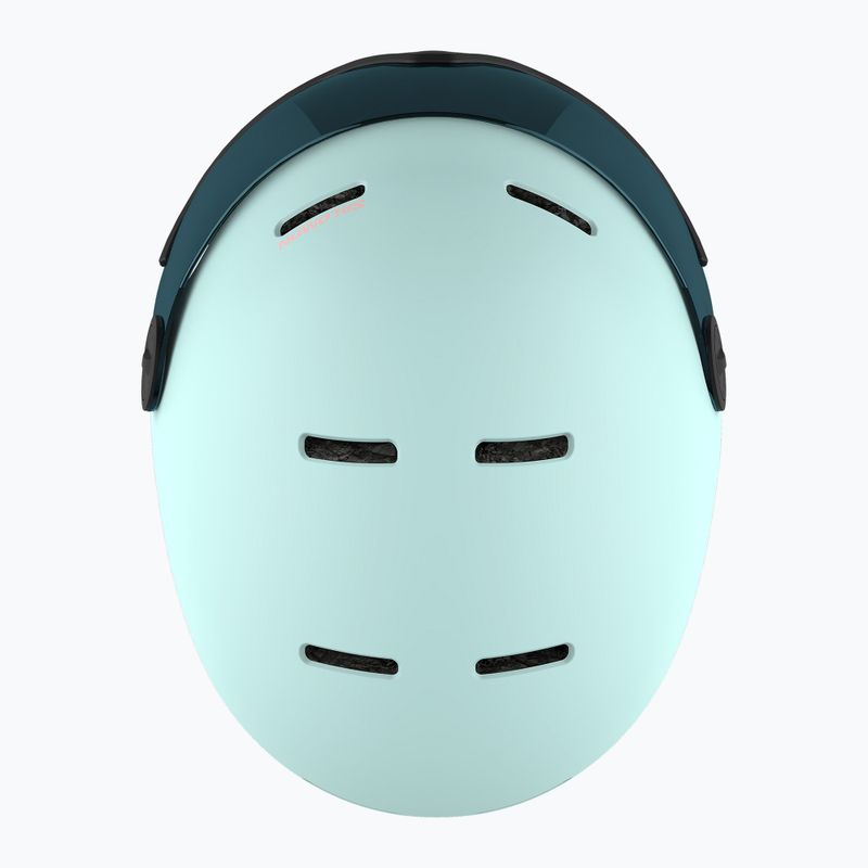 Children's ski helmet Salomon Orka Visor bleached aqua 4