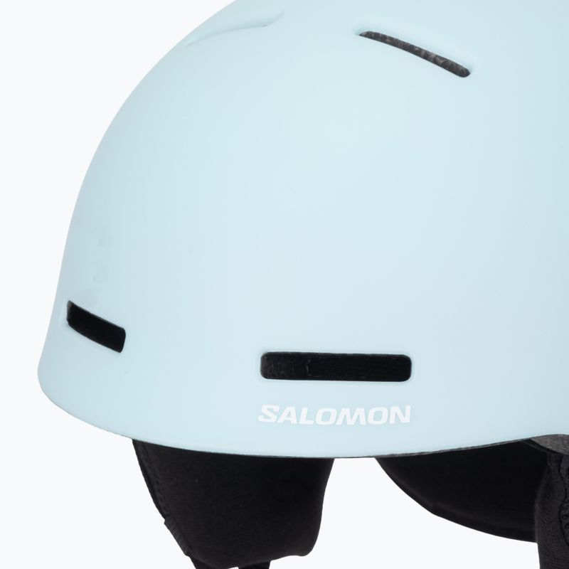 Children's ski helmet Salomon Orka bleached aqua 7