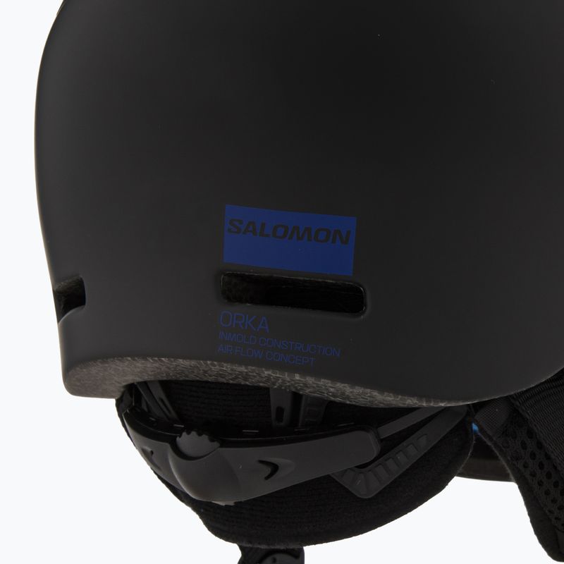 Children's ski helmet Salomon Orka Visor black 8