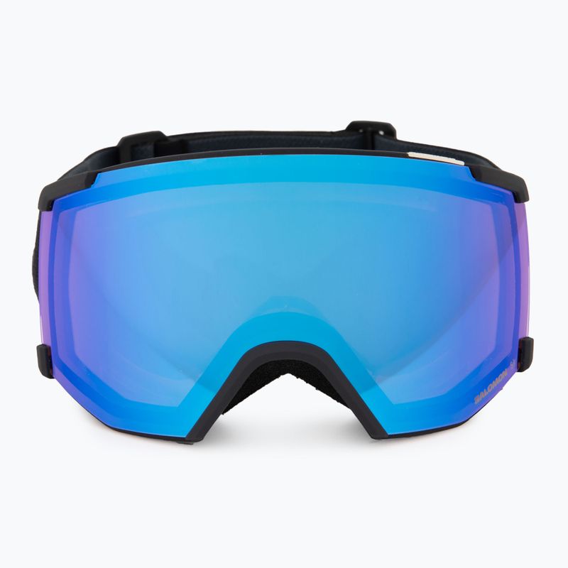 Salomon S/View ski goggles black/ml light blue 3