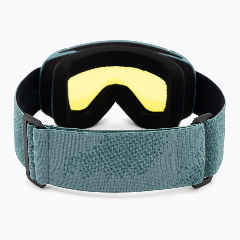 Salomon Lumi Flash atlantic blues/flash yellow children's ski goggles 3