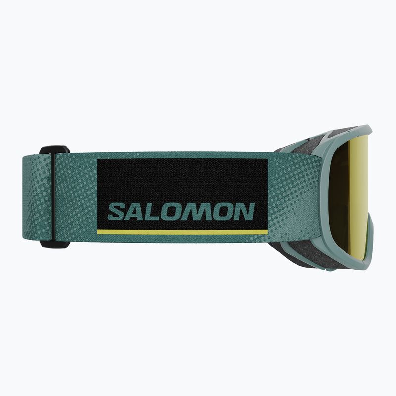 Salomon Lumi Flash atlantic blues/flash yellow children's ski goggles 7