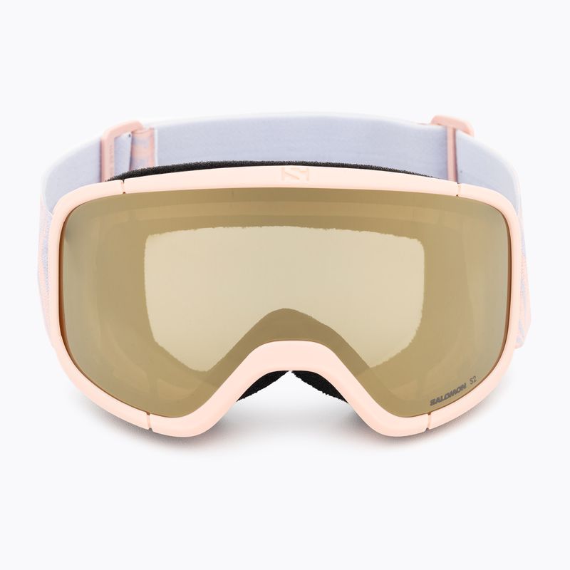 Salomon Lumi Flash tropical peach/flash gold children's ski goggles 2