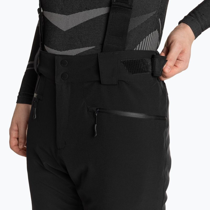 Men's Salomon Edge deep black ski trousers 4