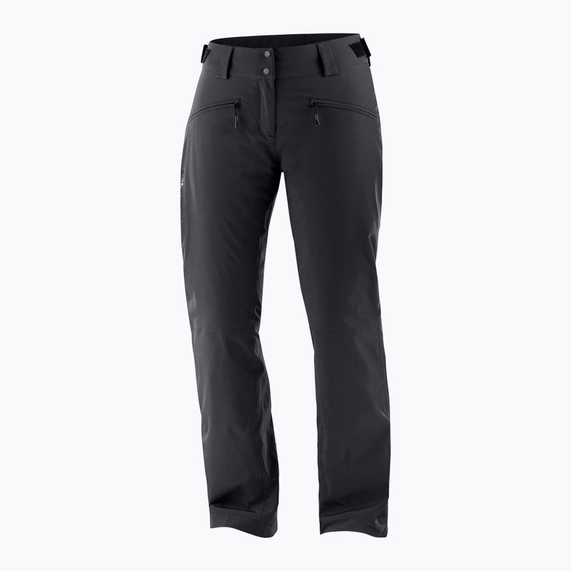 Women's ski trousers Salomon Edge deep black 5