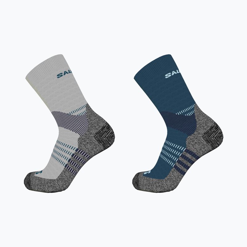 Salomon X Ultra Access Crew 2 pairs quarry/stargazer trekking socks 6