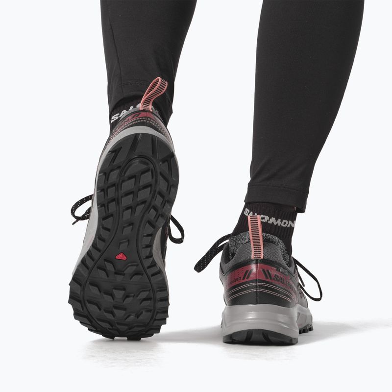 Women's running shoes Salomon Wander GTX plum kitten/black/pea 12
