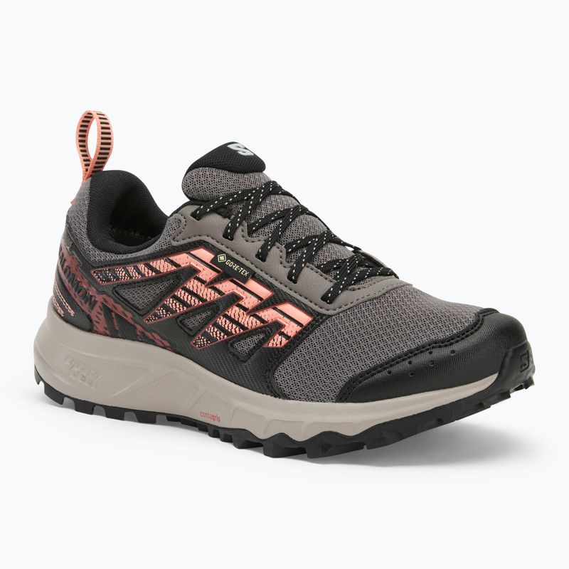 Women's running shoes Salomon Wander GTX plum kitten/black/pea