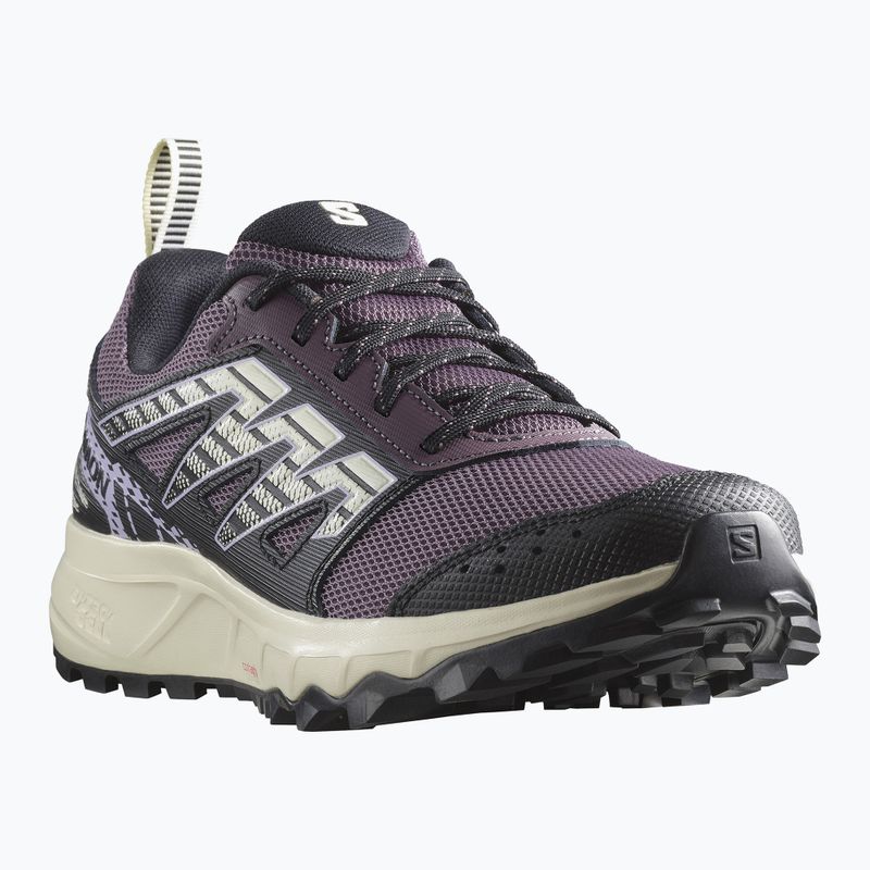 Women's running shoes Salomon Wander moonscape/black/pastel lilac 8