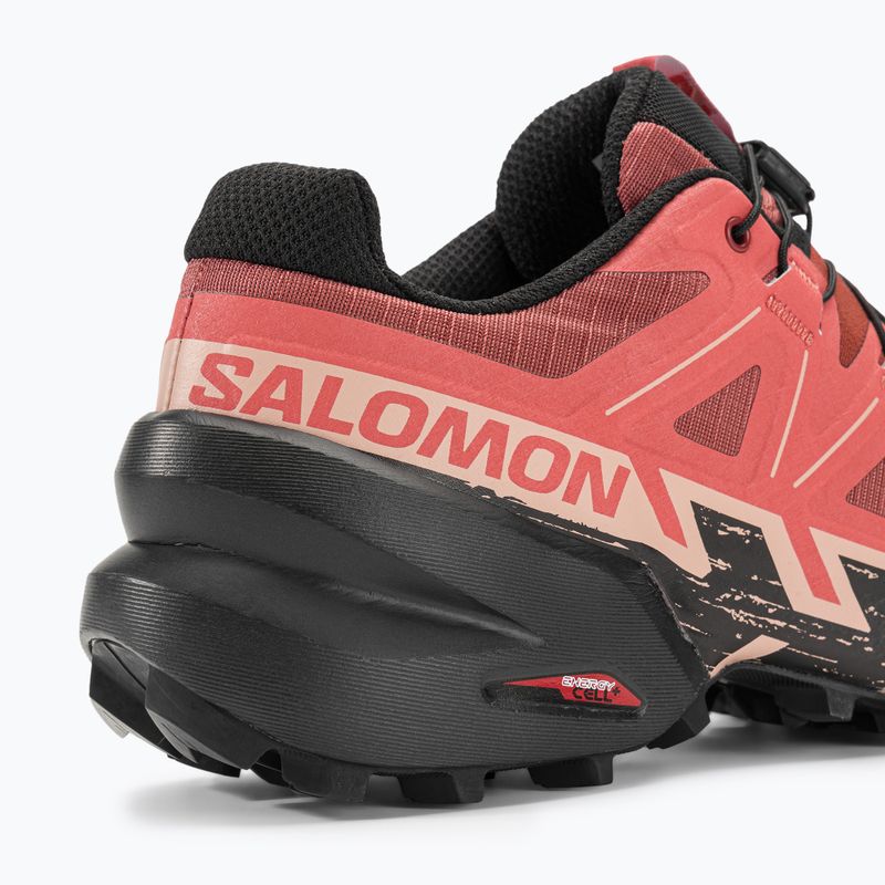 Salomon Speedcross 6 women's running shoes cow hide/black/english rose 12