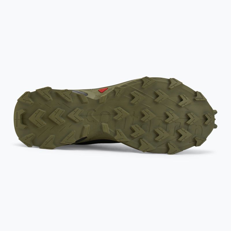 Men's running shoes Salomon Alphacross 5 GTX olive night/black 4