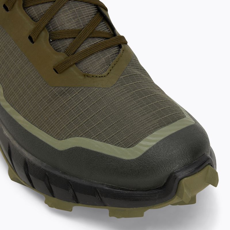 Men's running shoes Salomon Alphacross 5 GTX olive night/black 7