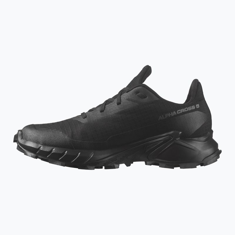 Women's running shoes Salomon Alphacross 5 GTX black/black/ebony 2