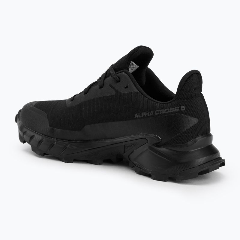 Women's running shoes Salomon Alphacross 5 GTX black/black/ebony 3