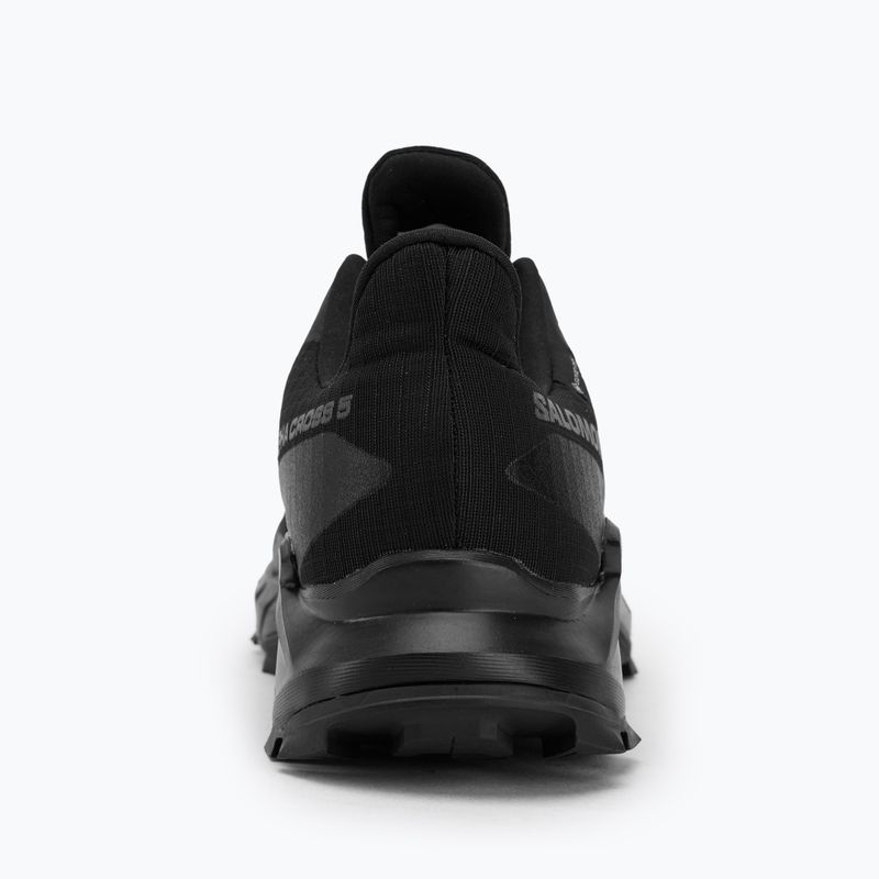 Women's running shoes Salomon Alphacross 5 GTX black/black/ebony 6