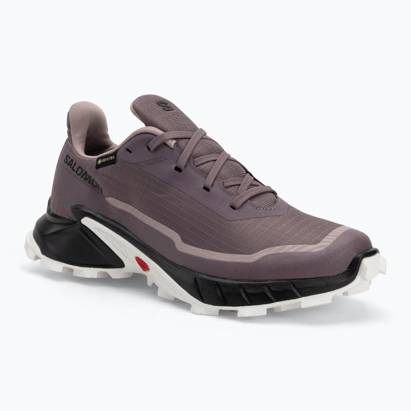 Women's running shoes Salomon Alphacross 5 GTX moonscape/black/white