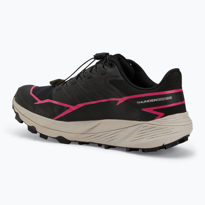 Women's running shoes Salomon Thundercoss GTX black/black/pink 3