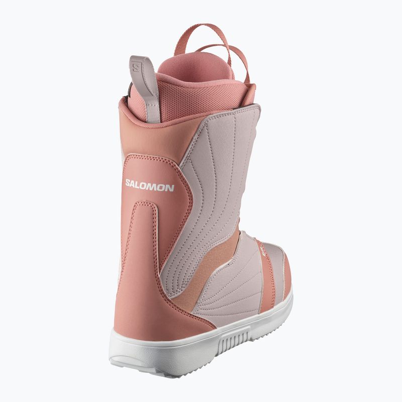 Women's snowboard boots Salomon Pearl Boa ash rose/lilac ash/white 7