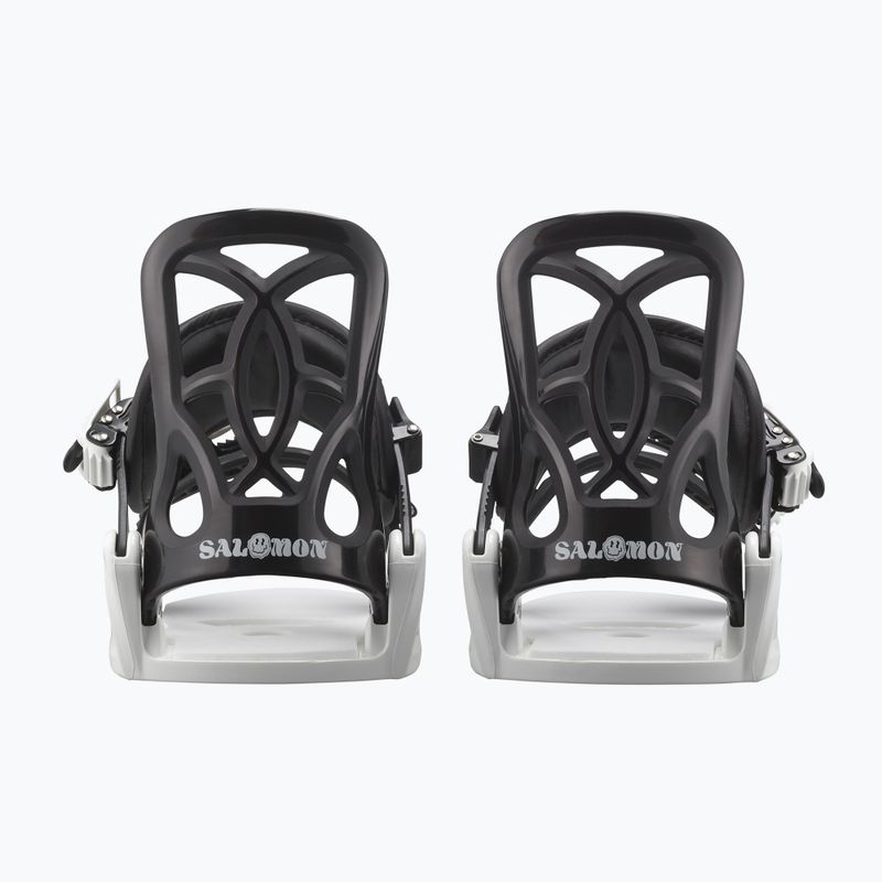 Children's snowboard bindings Salomon Goodtime XS black/white 3