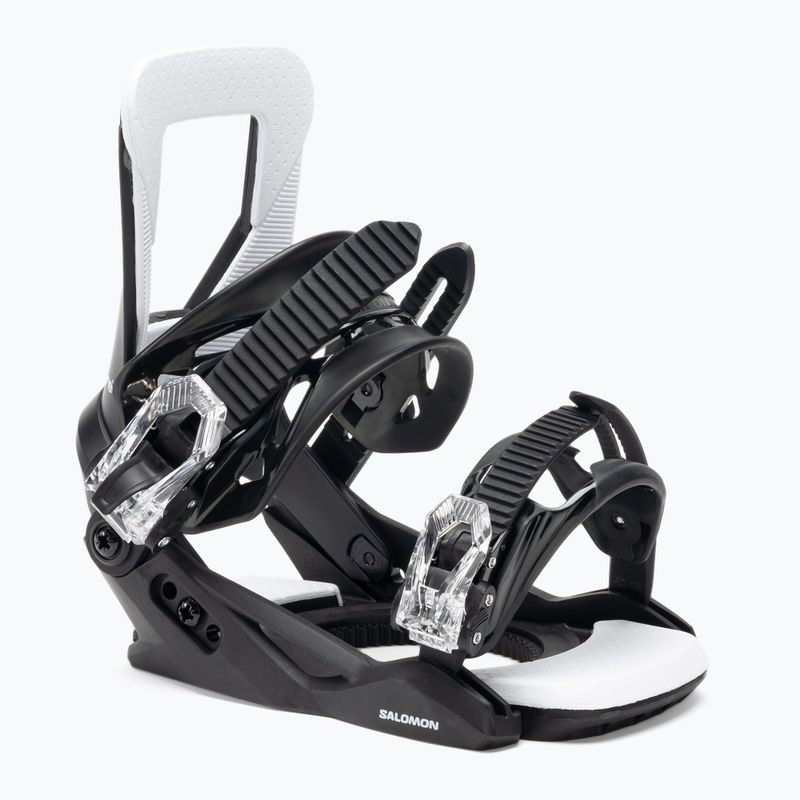 Children's snowboard bindings Salomon The Future black/white