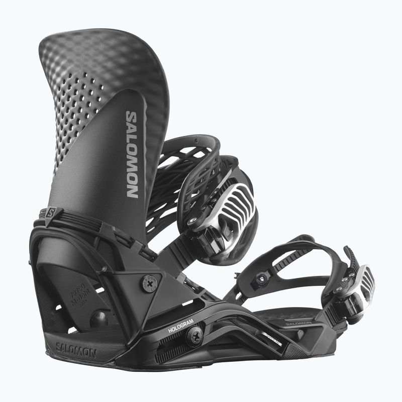 Snowboard bindings Salomon Hologram black 2