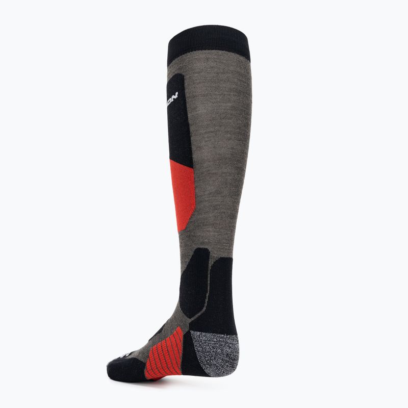 Salomon S/Access ski socks 2 pairs black/beluga 4