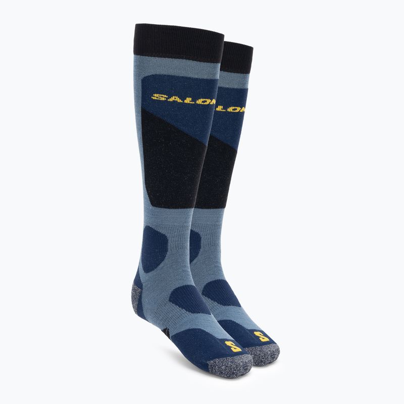 Salomon S/Access ski socks copen blue/sargasso sea/zinna