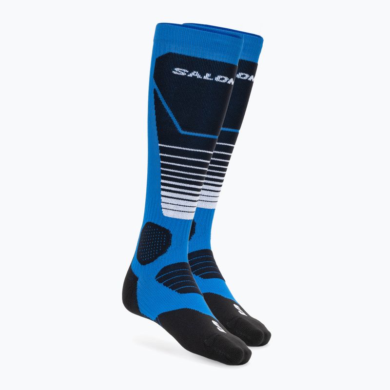 Salomon S/Pro ski socks dazzling blue/black/cane