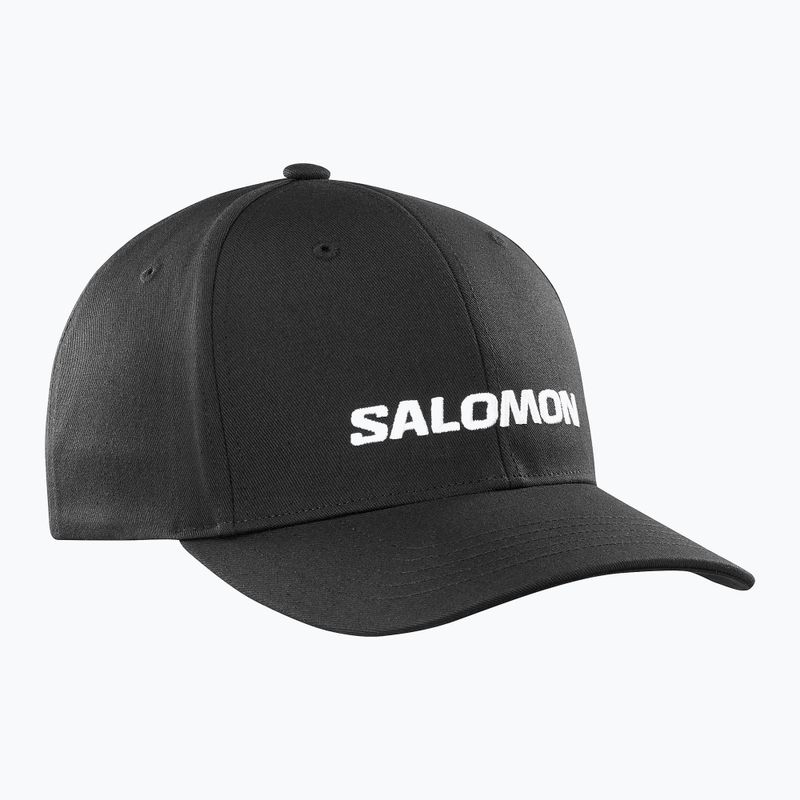 Salomon Logo baseball cap deep black