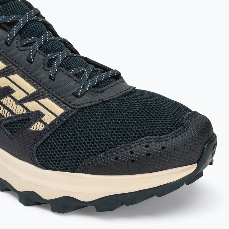 Men's Salomon Wander carbon/india ink/almond buff running shoes 7