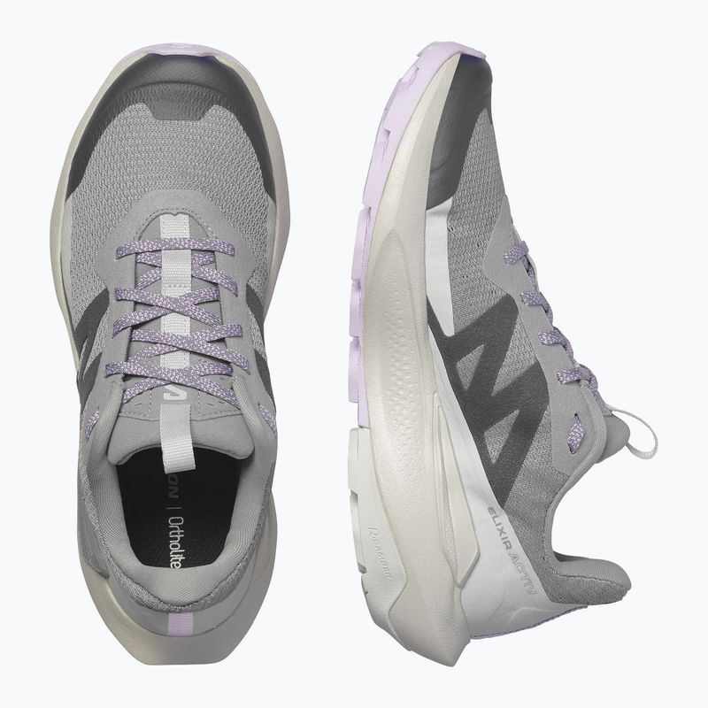 Women's hiking boots Salomon Elixir Activ GTX shskin/glacier gray/opetal 12