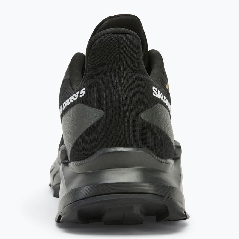 Men's running shoes Salomon Alphacross 5 GTX black/peat/sulphur spring 6
