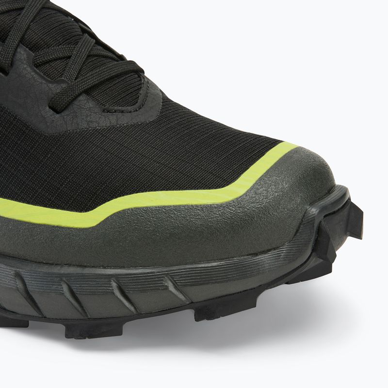 Men's running shoes Salomon Alphacross 5 GTX black/peat/sulphur spring 7